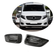 Накладки на протитуманки (2014-2019, Карбон) для Mercedes Vito / V-class W447 2014- рр