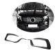 Накладки на противотуманки V2 (2020-2025, Сухой карбон) для Mercedes Vito/V-class W447 2014- гг