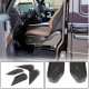 Накладки на сиденье (Сухой карбон) для Mercedes G сlass W463 2018-2024 гг