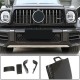 Комплект накладок на передний и задний бампер (для G63 AMG, Сухой карбон) для Mercedes G сlass W463 2018-2024 гг
