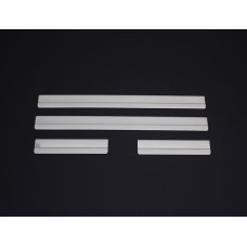 Накладки на пороги OmsaLine (4 шт, нерж) для Volkswagen Polo 2001-2009 гг