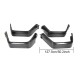 Расширители арок (для Base, Сухой карбон) для Mercedes G сlass W463 2018-2024 гг