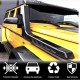 Шноркель (для 2004-2018, 2шт, Карбон) для Mercedes G сlass W463