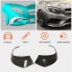 Вставки в передний бампер (для AMG-Line 2015-2018, Карбон) для Mercedes S-class C217 Coupe