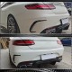 Накладки на задний бампер (для AMG/AMG-Line, Карбон) для Mercedes S-class C217 Coupe