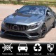 Накладка на передний бампер Lip V3 (для AMG-Line 2015-2018, Карбон) для Mercedes S-class C217 Coupe