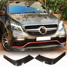Накладки на передній бампер (для GLE63 AMG, Карбон) для Mercedes GLE coupe C292 2015-2019 рр
