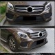 Накладки на передний бампер Lip (для GLE43 AMG, Карбон) для Mercedes GLE coupe C292 2015-2019 гг