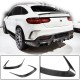 Накладки на задний бампер. для Mercedes GLE coupe C292 2015-2019 гг