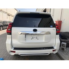 Задня накладка з 3 частин TRD (для 2017-2025, біла) для Toyota Land Cruiser Prado 150