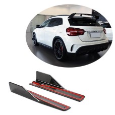 Накладки на пороги (для GLA45 AMG 2013-2016, Карбон) для Mercedes GLA X156 рр