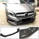 Накладка на передний бампер Lip (для GLA45 AMG 2013-2016, Карбон) для Mercedes GLA X156
