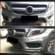 Накладка на передний бампер Lip (для GLA45 AMG 2013-2016, Карбон) для Mercedes GLA X156