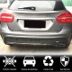 Диффузор заднего бампера (для GLA45 AMG, Карбон) для Mercedes GLA X156 2014-2019 гг