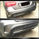Диффузор заднего бампера (для GLA45 AMG, Карбон) для Mercedes GLA X156 2014-2019 гг