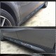 Боковые пороги (для GLA45 AMG 2013-2016, Карбон) для Mercedes GLA X156
