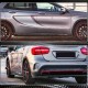 Боковые пороги (для GLA45 AMG 2013-2016, Карбон) для Mercedes GLA X156