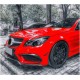 Накладки на передний бампер (для AMG-Line 2014-2016, Карбон) для Mercedes E-сlass coupe C207