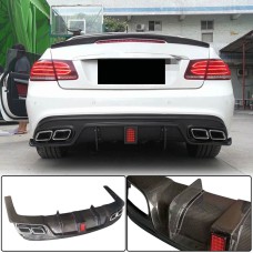 Дифузор заднього бампера (для AMG-Line 2014-2016, Карбон) для Mercedes E-сlass coupe C207 рр