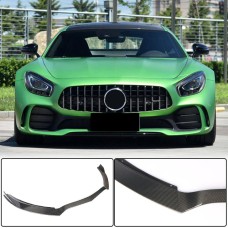 Накладка на передний бампер Lip (для GT R 2016-2019, Карбон) для Мерседес AMG GT C190/R190