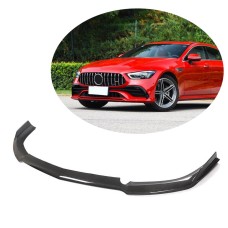 Накладка на передній бампер Lip (для GT43/GT50/GT53 2018-2022, Карбон) для Mercedes AMG GT 4 X290