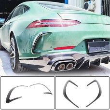 Накладки на задний бампер (для GT63 2018-2022, Карбон) для Mercedes AMG GT 4 X290