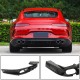 Диффузор заднего бампера (для GT43/GT50/GT53 2018-2022, Карбон) для Mercedes AMG GT 4 X290