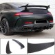 Накладки на задний бампер (для GT63 2018-2022, Карбон) для Mercedes AMG GT 4 X290