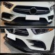 Накладка на передний бампер Lip (для AMG/AMG-Line 2018-2020, Карбон) для Mercedes CLS C257 2018- гг