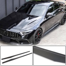 Бокові пороги V1 (для AMG/AMG-Line 2018-2020, Карбон) для Mercedes CLS C257 2018- рр
