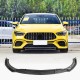 Накладка на передний бампер Lip (для CLA45 AMG SD, Карбон) для Mercedes CLA C118 2019- рр