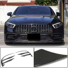 Накладки на передній бампер (для AMG-Line 2018-2020, Карбон) для Mercedes CLS C257 2018- рр