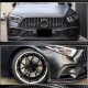 Накладки на передний бампер (для AMG-Line 2018-2020, Карбон) для Mercedes CLS C257 2018- гг