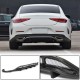 Диффузор заднего бампера V2 (для AMG-Line 2018-2020, Карбон) для Mercedes CLS C257 2018- гг