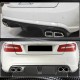 Диффузор заднего бампера (для E63 AMG 2009-2013, Карбон) для Mercedes E-сlass coupe C207