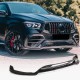 Накладки на передний бампер Lip (GLE63 AMG, Карбон) для Mercedes GLE coupe C167 2019- рр