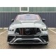 Накладки на передний бампер (GLE63 AMG, Карбон) для Mercedes GLE coupe C292 2015-2019 гг