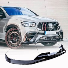 Накладка на передній бампер Lip (для GLE53/AMG-Line 2020-2023, Карбон) для Mercedes GLE W167