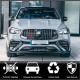 Накладка на передний бампер Lip (для GLE53/AMG-Line 2020-2023, Карбон) для Mercedes GLE W167