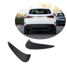 Накладки на задний бампер (для AMG-Line, Карбон) для Mercedes GLA H247 2020- рр