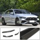 Накладка на передний бампер Lip (для AMG-Line, Карбон) для Mercedes C-class W206 2022- рр