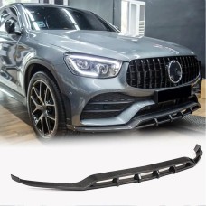 Накладка на передній бампер Lip (для AMG-Line 2020-2025, Карбон) для Mercedes GLC X253