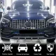 Накладка на передний бампер Lip (для AMG-Line 2020-2025, Карбон) для Mercedes GLC X253