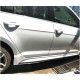 Боковые пороги (для Base HB 2012-2017, Карбон) для Volkswagen Golf 7/E-Golf