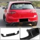Диффузор заднего бампера V2 (для Base/GTI HB 2012-2017, Карбон) для Volkswagen Golf 7/E-Golf