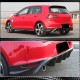 Диффузор заднего бампера V2 (для Base/GTI HB 2012-2017, Карбон) для Volkswagen Golf 7/E-Golf