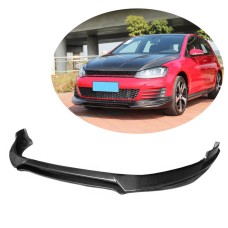 Накладка на передний бампер Lip V1 (для GTI HB 2012-2017, Карбон) для Volkswagen Golf 7/E-Golf