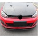 Накладка на передний бампер Lip V2 (для GTI HB 2012-2017, Карбон) для Volkswagen Golf 7/E-Golf