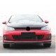 Накладка на передний бампер Lip V3 (для GTI HB 2012-2017, Карбон) для Volkswagen Golf 7/E-Golf