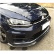 Накладка на передний бампер Lip (для R/R-Line 2012-2017, Карбон) для Volkswagen Golf 7/E-Golf